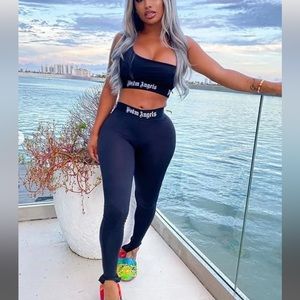 Palm Angels crop top and leggings
